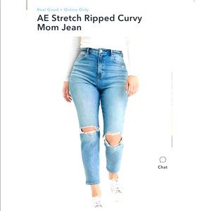 American Eagle Curvy Mom Jeans